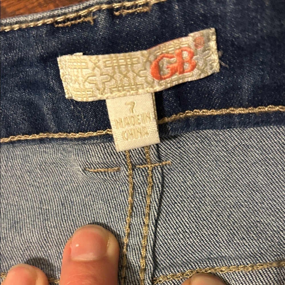 Garden Party Women's Flared Blue Jeans. Size 7 - Picture 3 of 5